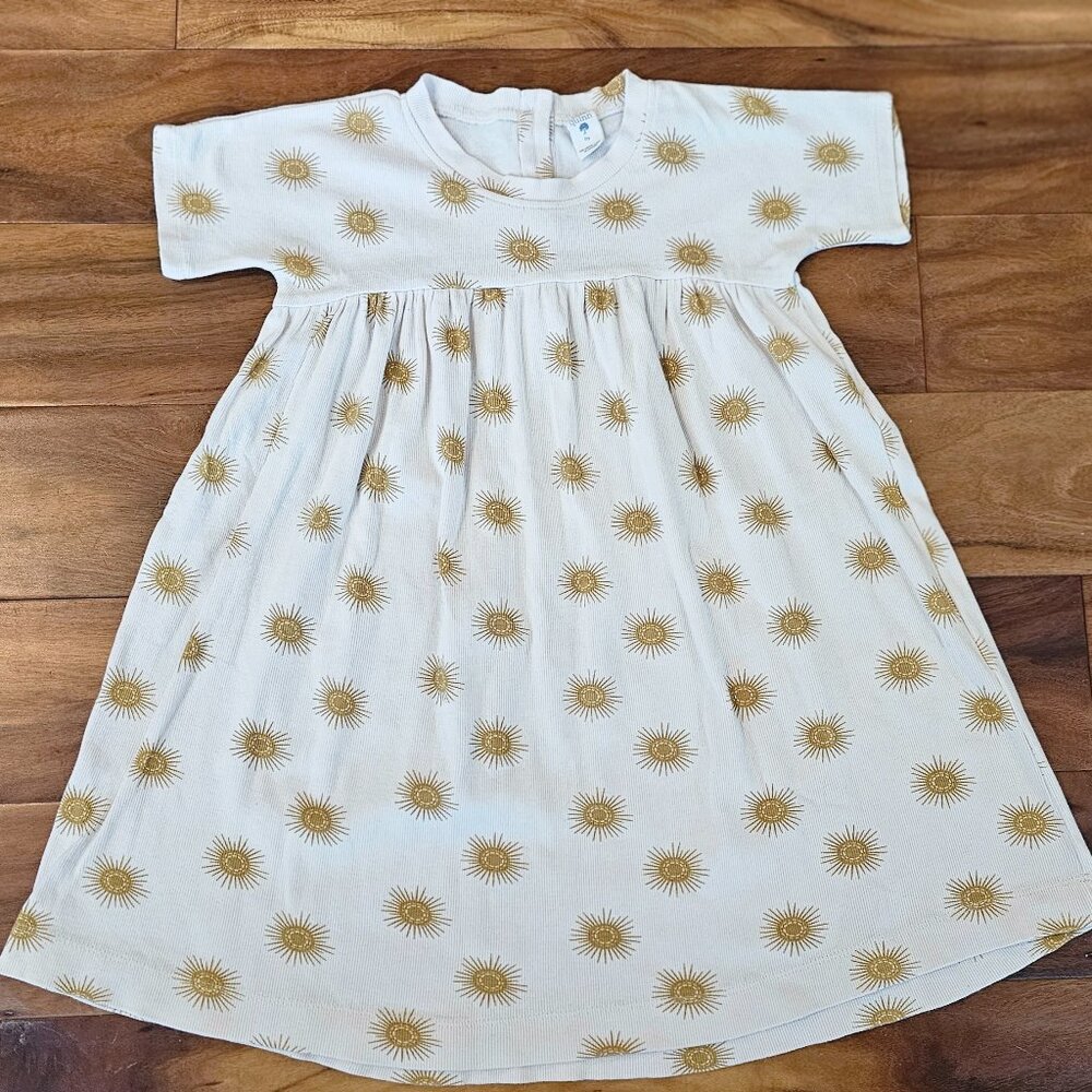 Kate Quinn Short Sleeve Sun Scatter Dress Size 6Y GUC